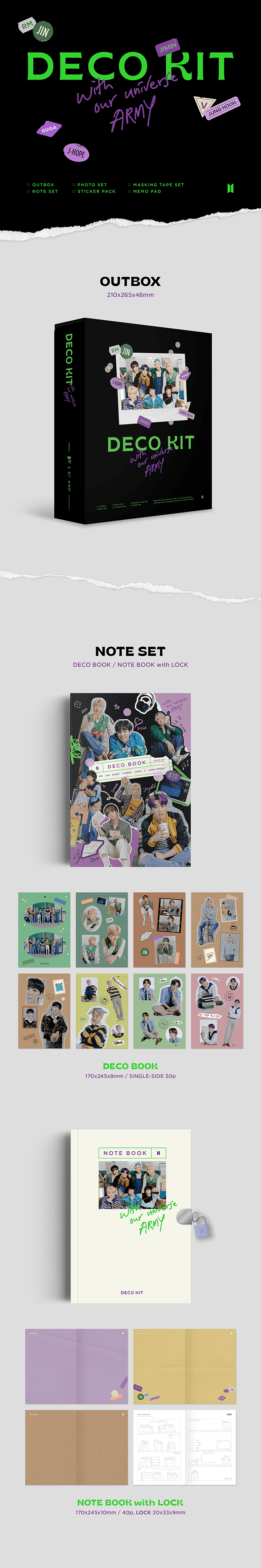 BTS - With Our Universe ARMY [DECO KIT] | K PLACE